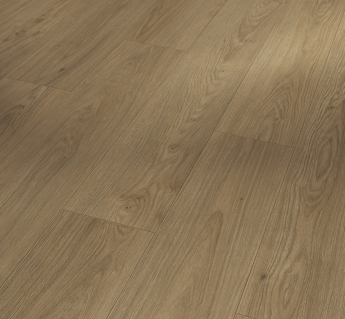 Ламинат Parador Classic 1050V Дуб Монблан коричневый Mont Blanc brown 1748790 1285×194×8